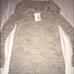 Lauren Conrad cowl neck sweater NWT small